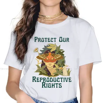 Pro Roe Reprodukcinės klasikinės moterys TShirt abortų teisės Merginos Grafinės viršūnės O-kaklo moteriški marškinėliai 4XL humoro mados dovana