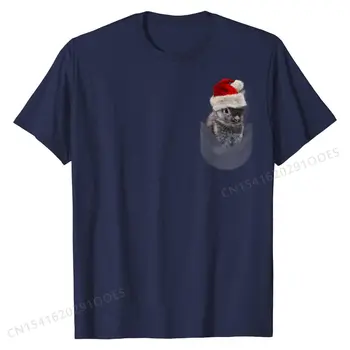 marškinėliai, kišeninis pilkas Nyderlandų zuikis Kalėdų senelio kepure, medvilnės spausdinimas vyriškos viršūnės ir trišakiai individualūs šeimos marškinėliai