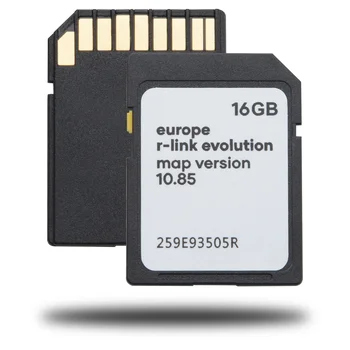 16GB Europe UK 2023 Žemėlapis GPS Road Navigation 11.05 SD kortelė Carminat Sat Nav for Renault Megane Laguna Kangoo