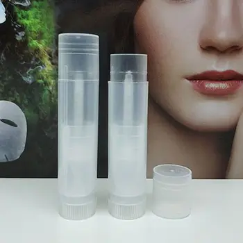 Nauji 10vnt 5g tušti skaidrūs lūpų dažų buteliukai Kosmetikos indai Lūpų balzamo tūbelės skaidrios